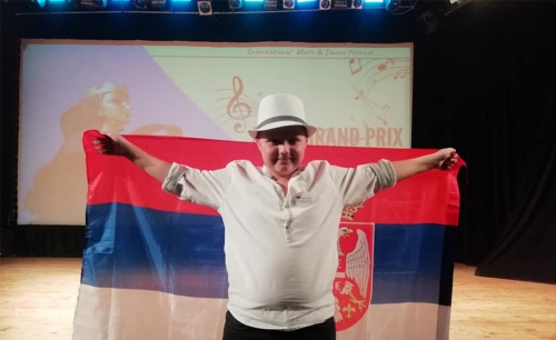 Аљоша најбољи на музичком фестивалу "SOFIA GRAND PRIX" 