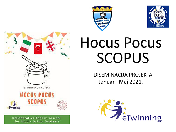 Diseminacija projekta Hocus Pocus SCOPUS 1 1